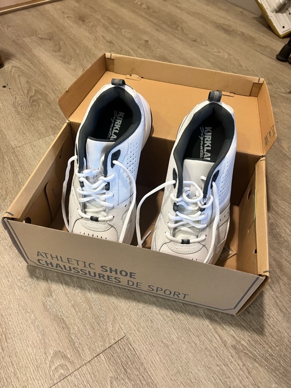Kirkland Signature Men's White Athletic Sneakers